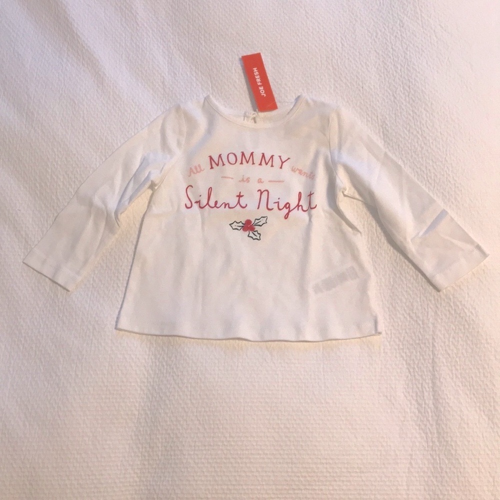 Silent Night Graphic Tee - Long Sleeve